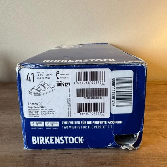 NWT Birkenstock Arizona Sandals in Shiny Magic Snake Print - Picture 8 of 10